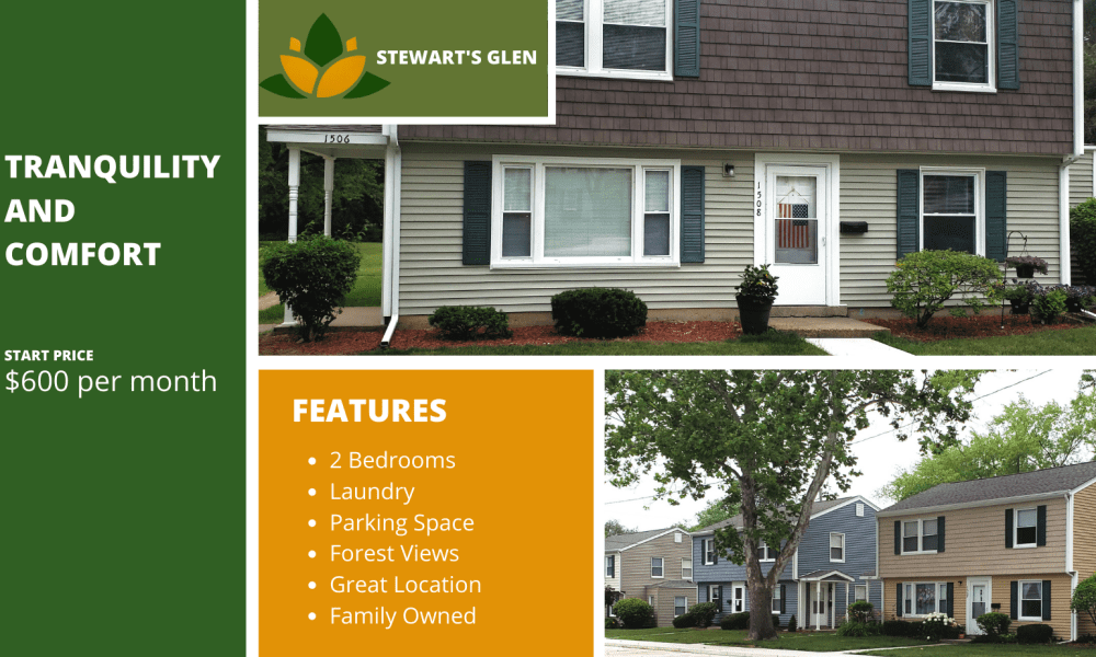 Stewart's Glen Apartments on Peoria, IL Living